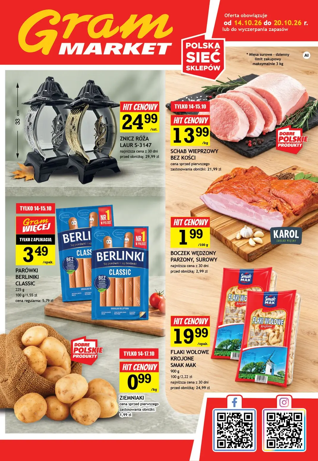 Gram Market Gazetka 14.10.2026 - 20.10.2026