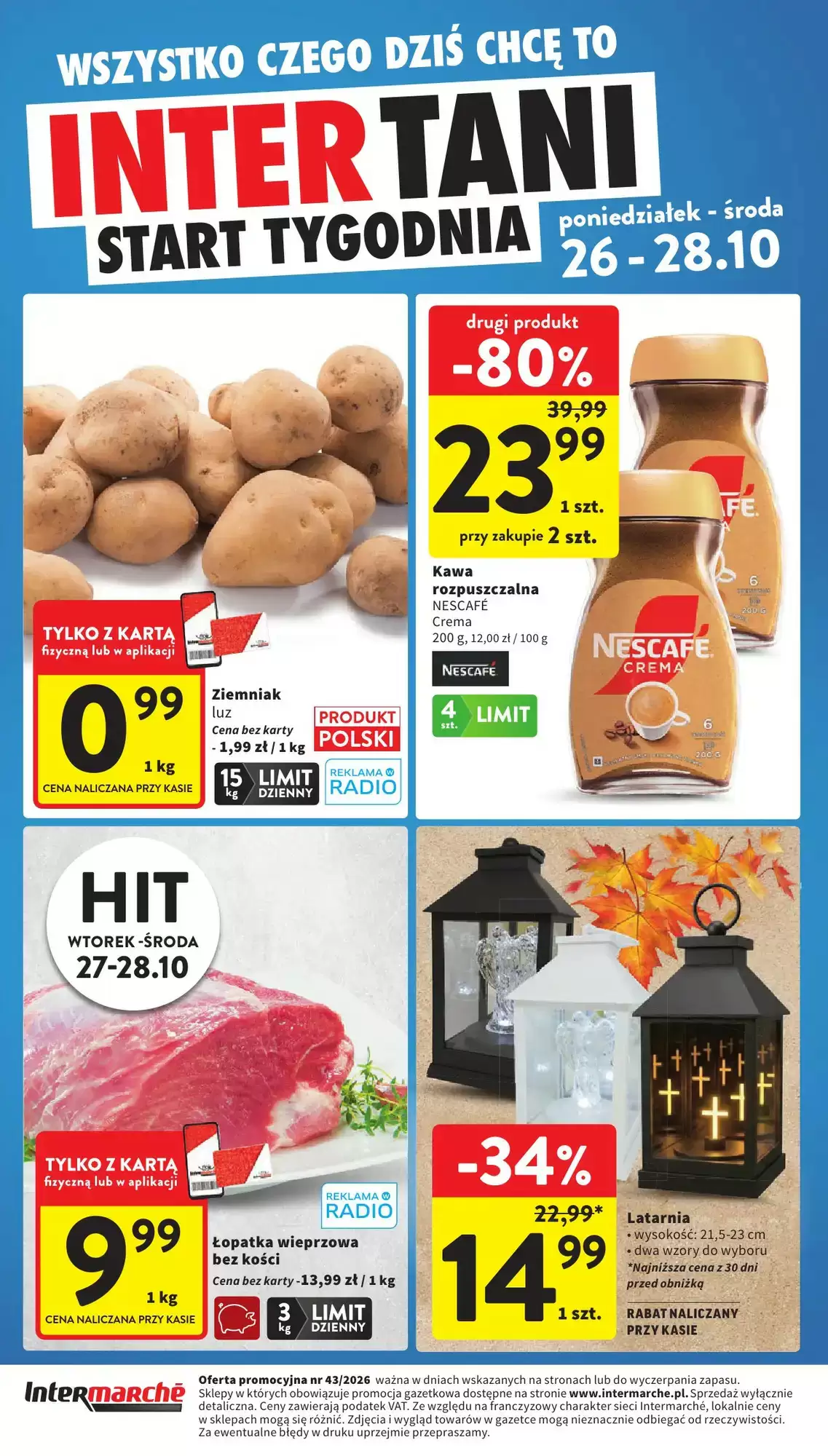 Intermarche Gazetka 26.10.2026 - 28.10.2026