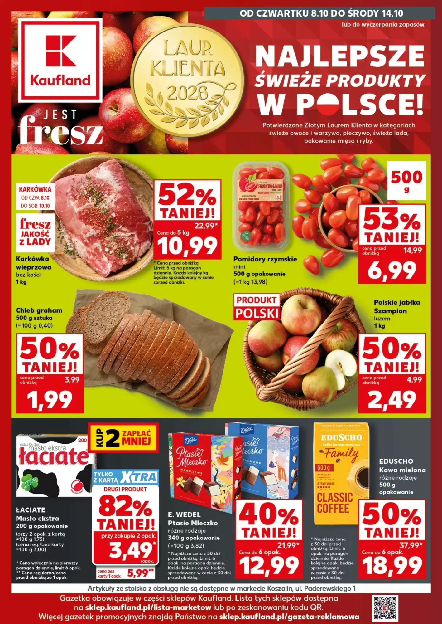 Kaufland Gazetka 08.10.2026 - 14.10.2026