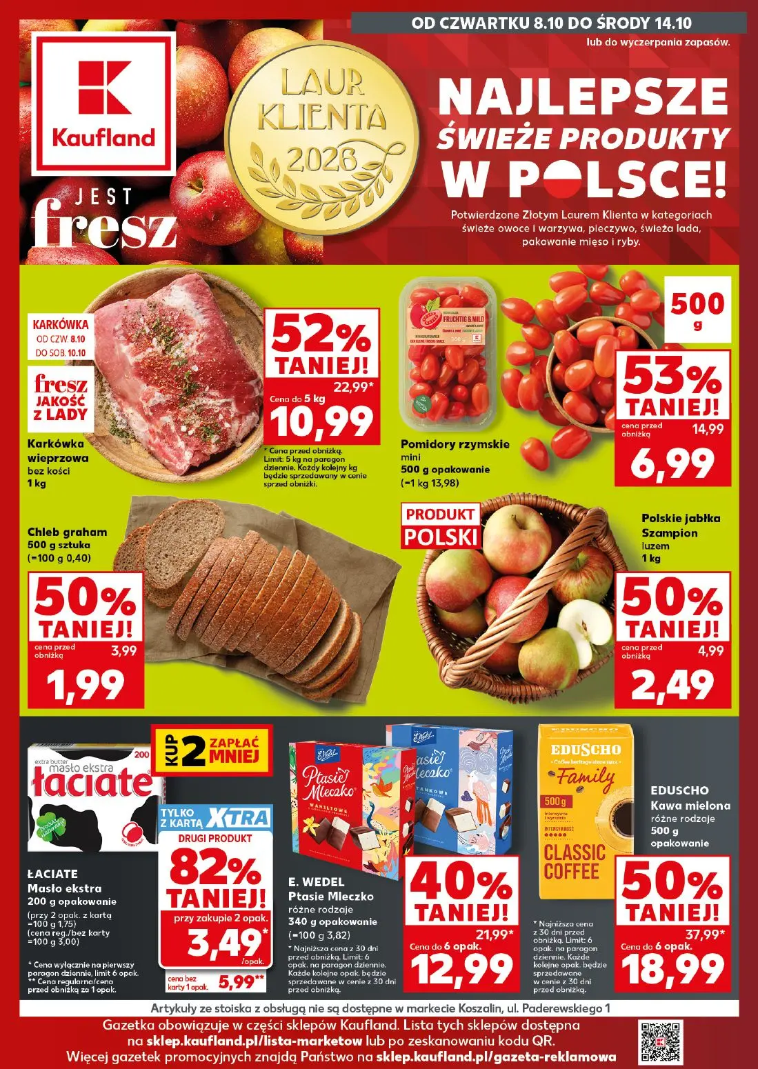Kaufland Gazetka 08.10.2026 - 14.10.2026