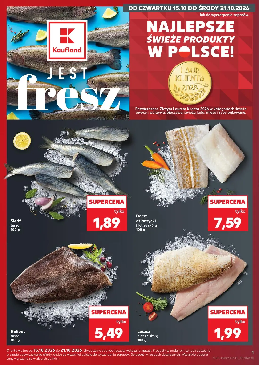 Kaufland Gazetka 15.10.2026 - 21.10.2026