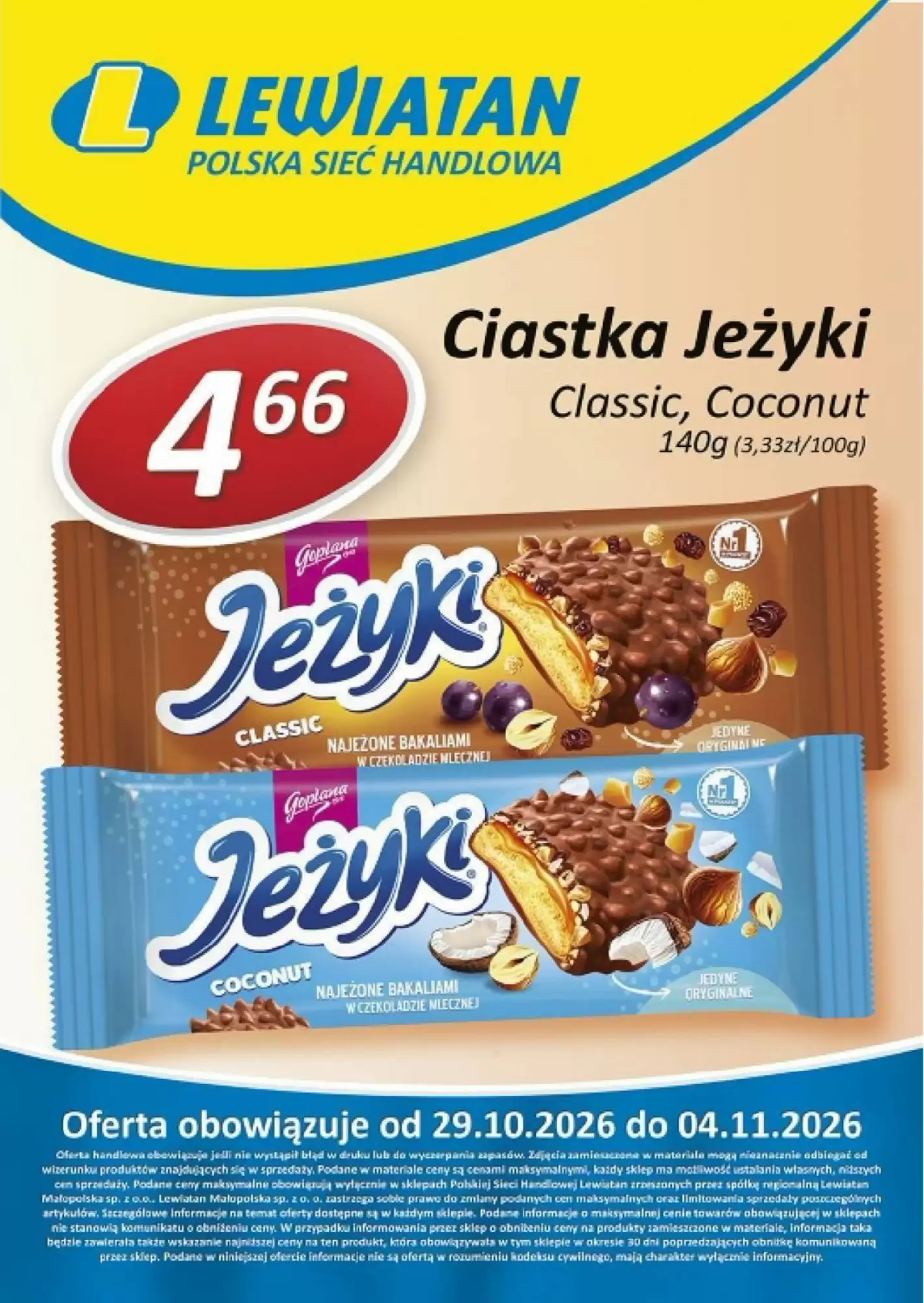 Lewiatan Gazetka 29.10.2026 - 04.11.2026