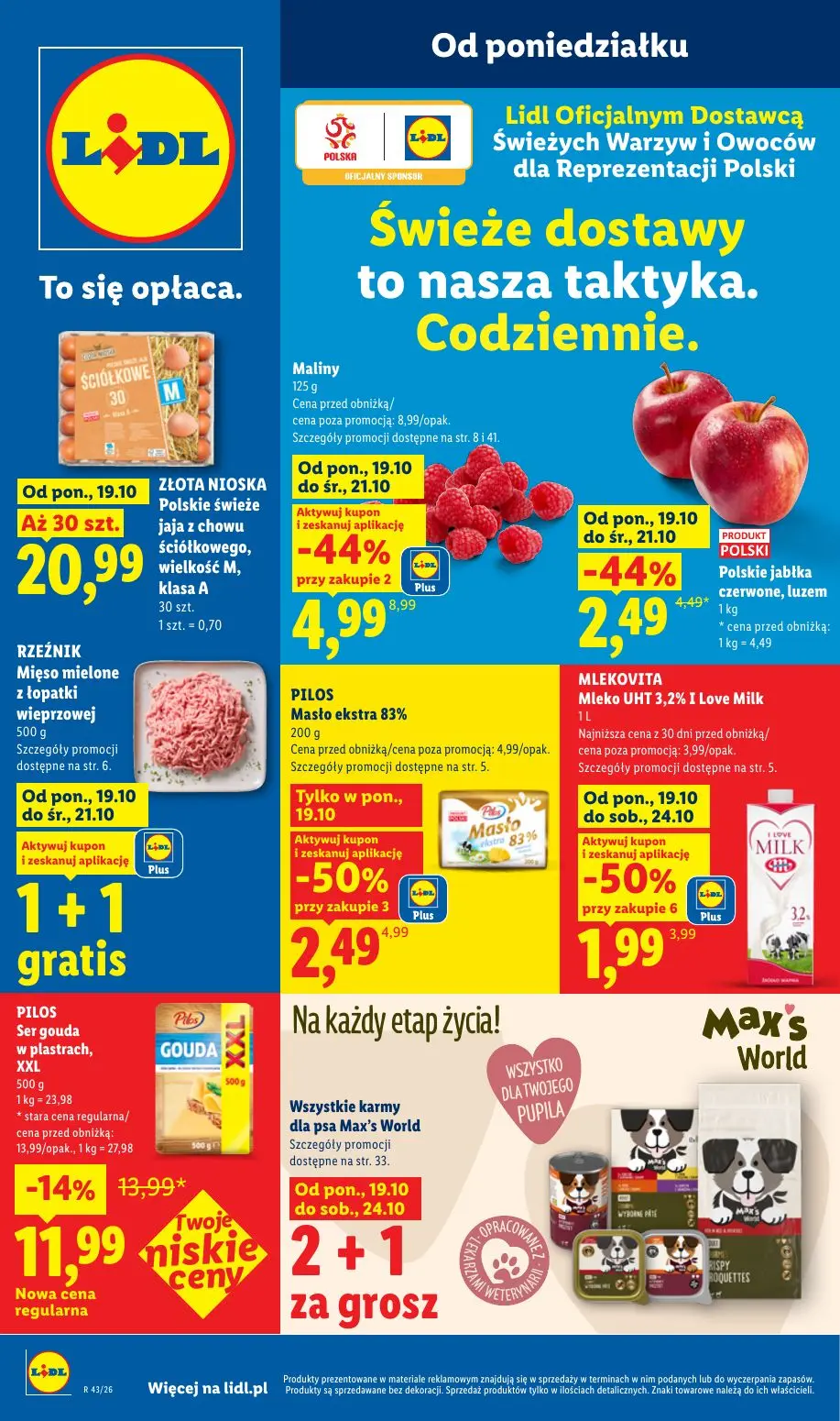 LIDL Gazetka 19.10.2026 - 21.10.2026