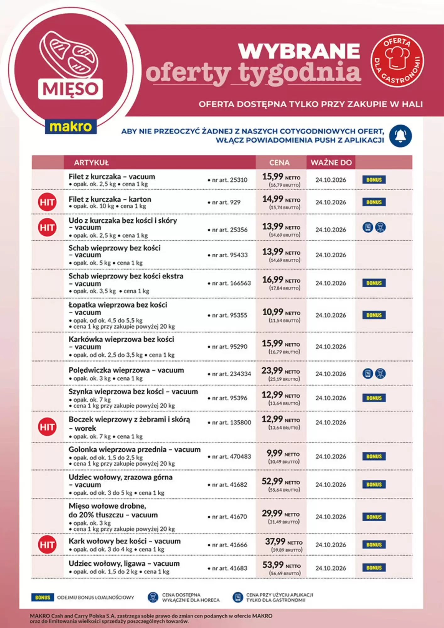 Makro Gazetka 17.10.2026 - 24.10.2026