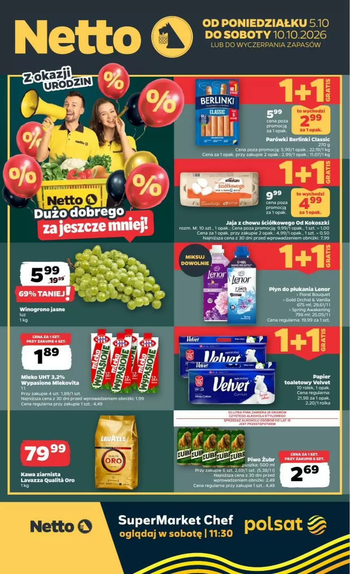 NETTO Gazetka 05.10.2026 - 10.10.2026