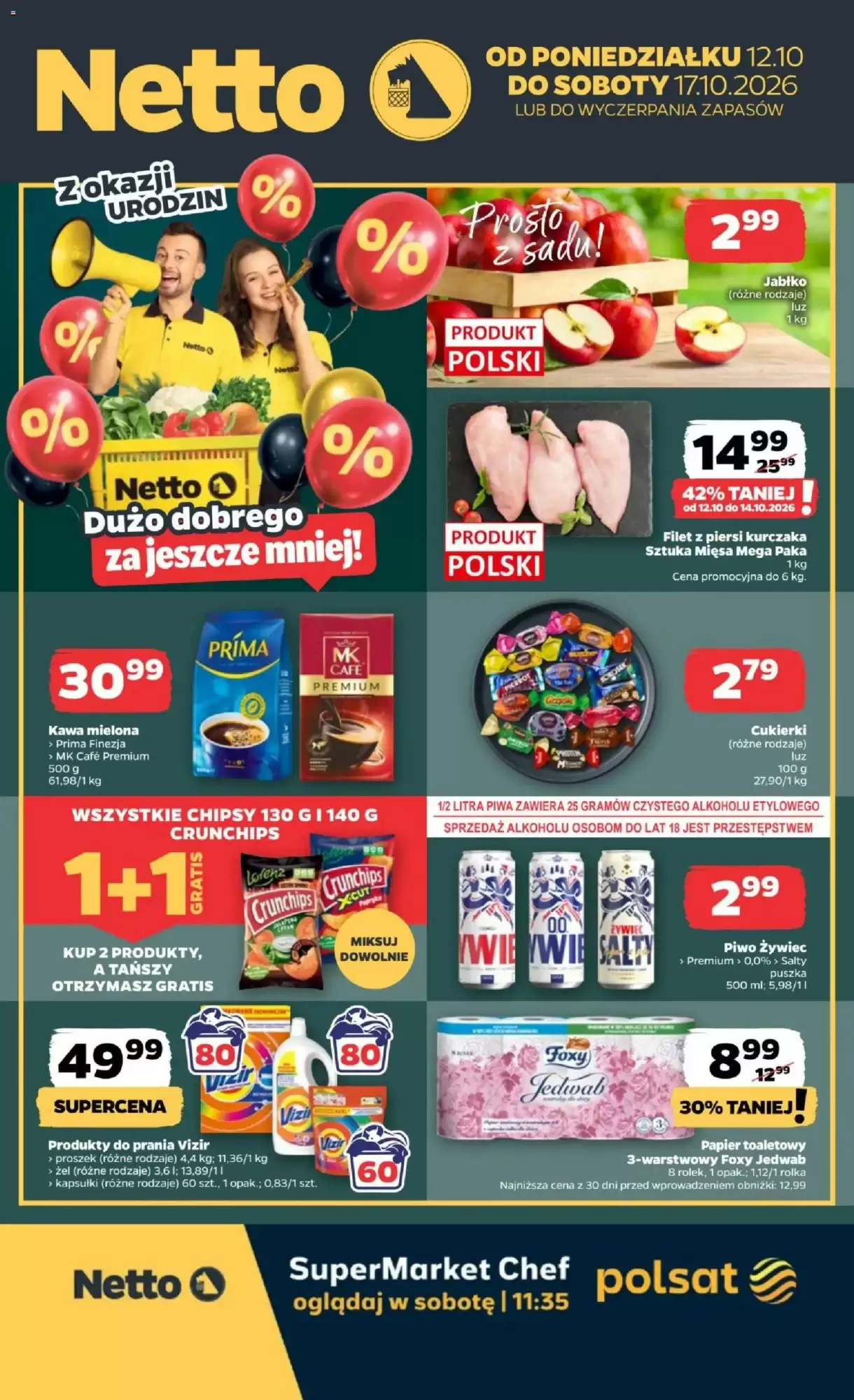 NETTO Gazetka 12.10.2026 - 17.10.2026