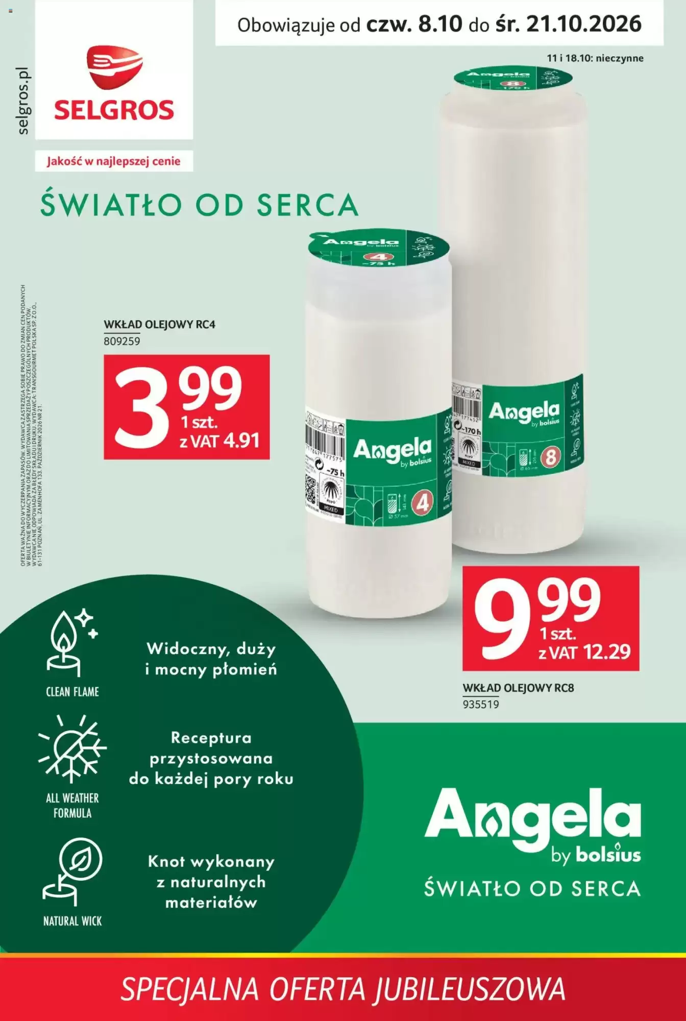 Selgros Gazetka 08.10.2026 - 21.10.2026