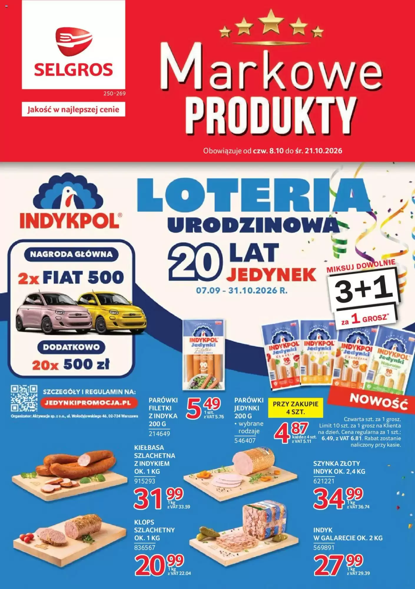 Selgros Gazetka 08.10.2026 - 21.10.2026