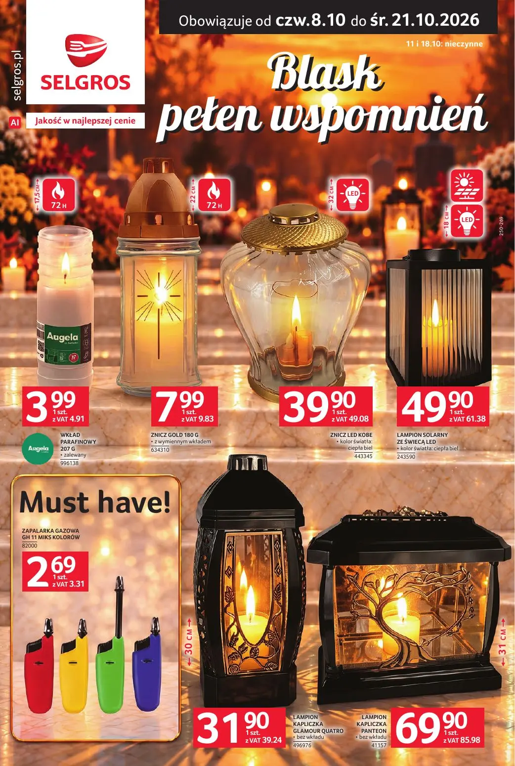 Selgros Gazetka 08.10.2026 - 21.10.2026