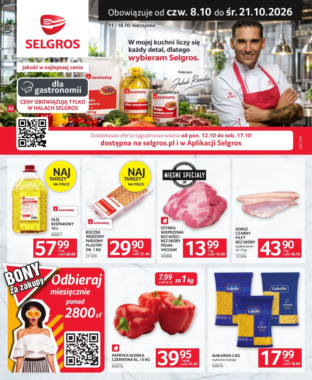 Selgros Gazetka 08.10.2026 - 21.10.2026