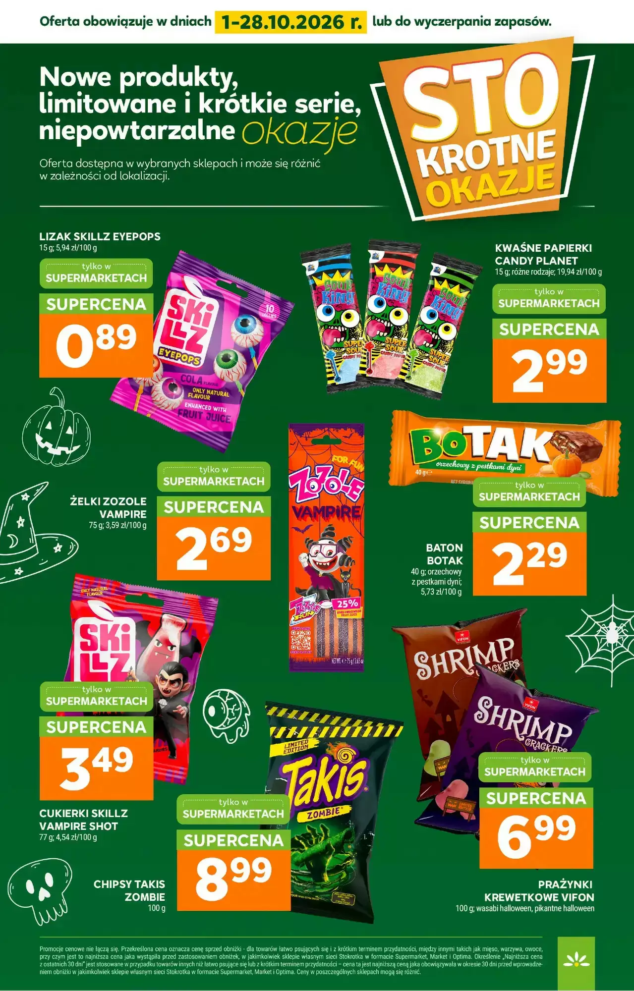 Stokrotka Gazetka 01.10.2026 - 28.10.2026