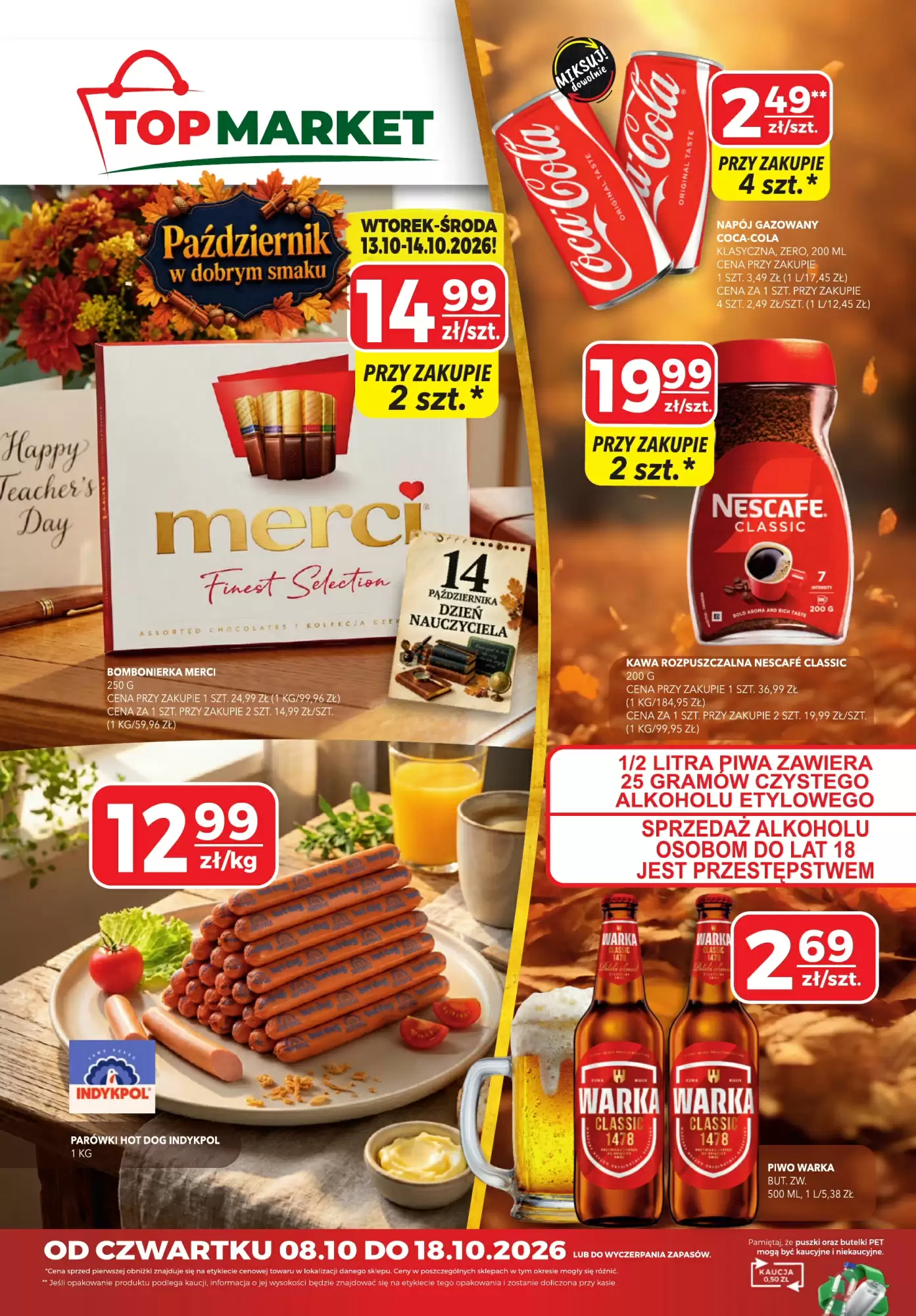 Top Market Gazetka 08.10.2026 - 18.10.2026