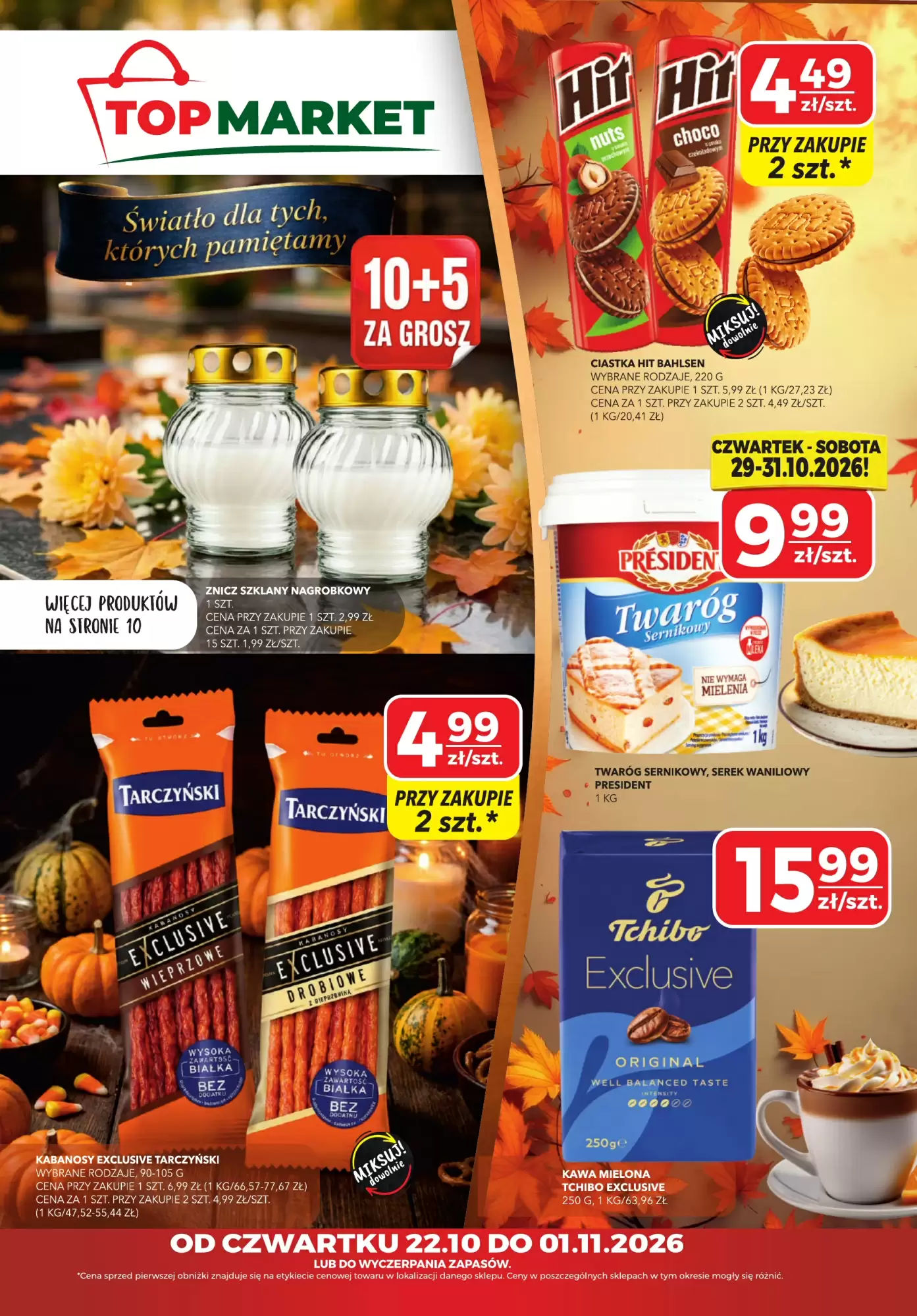 Top Market Gazetka 22.10.2026 - 01.11.2026