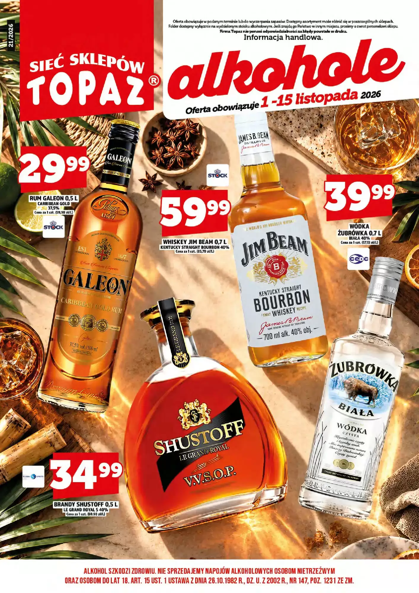 Topaz Gazetka 01.11.2026 - 15.11.2026
