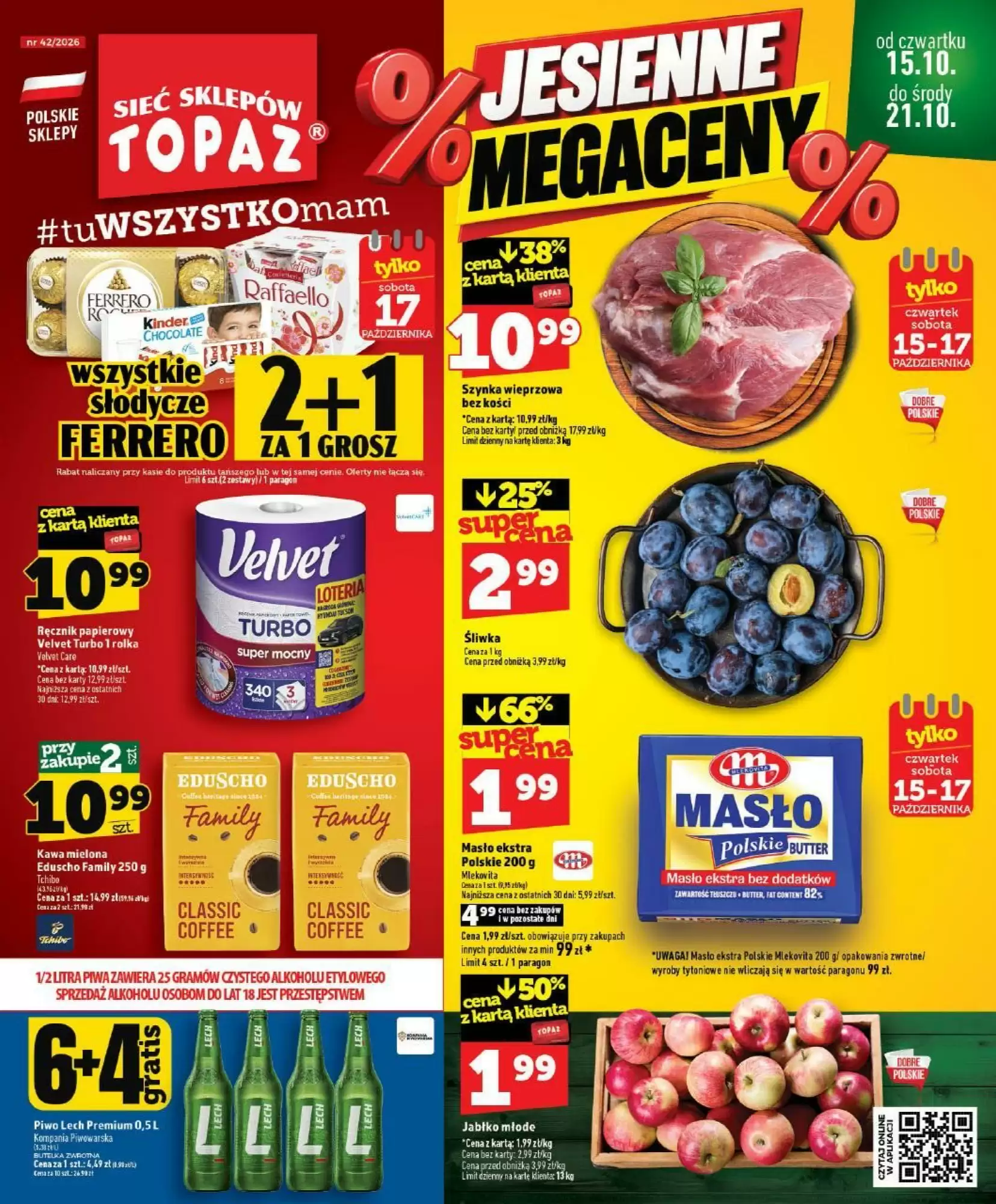 Topaz Gazetka 15.10.2026 - 21.10.2026